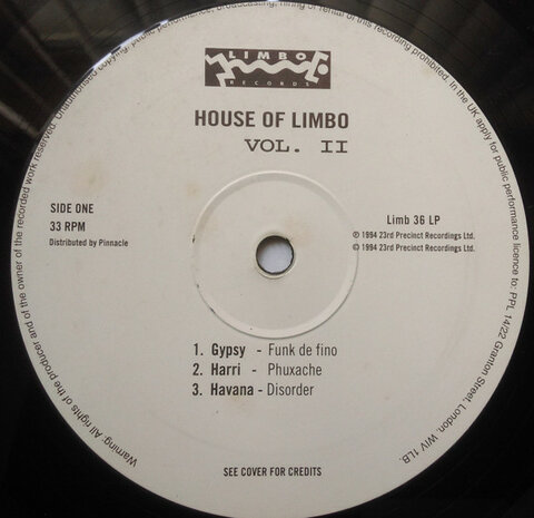 Various - House Of Limbo Vol. II (1994)