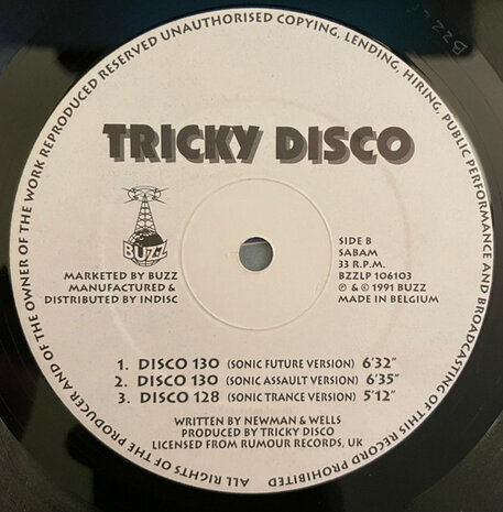 Tricky Disco - Disco 130 (Original &amp; Remix Versions) (1991)