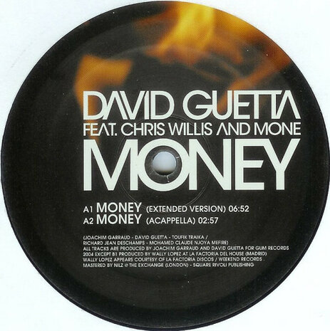 David Guetta Feat. Chris Willis And Mone - Money (2004)