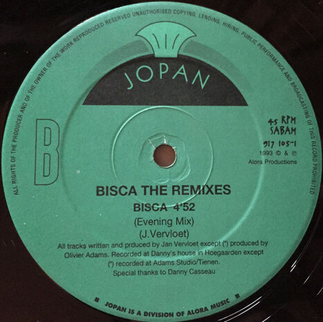 Jopan - Bisca (Remixes) (1993)