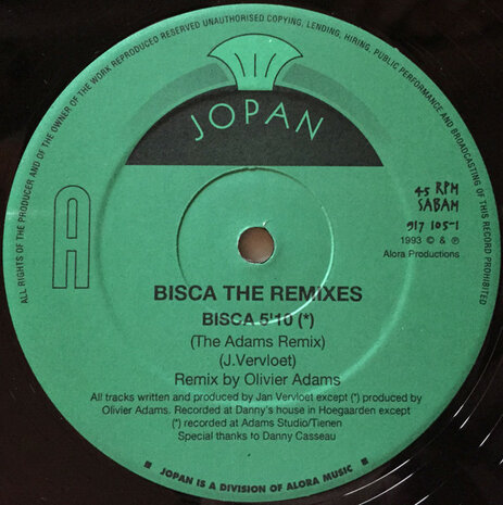 Jopan - Bisca (Remixes) (1993)