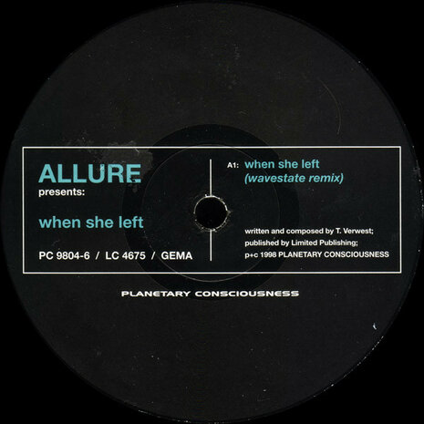 Allure - When She Left (1998)