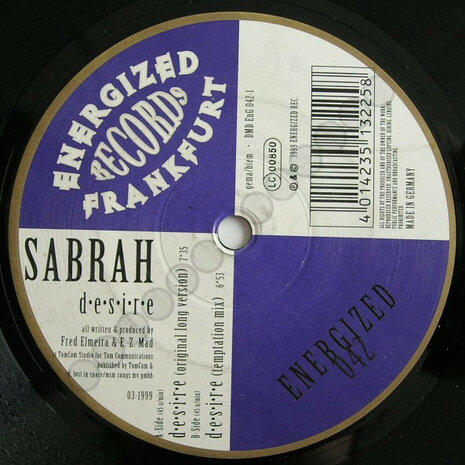 Sabrah - D&bull;E&bull;S&bull;I&bull;R&bull;E (1999)