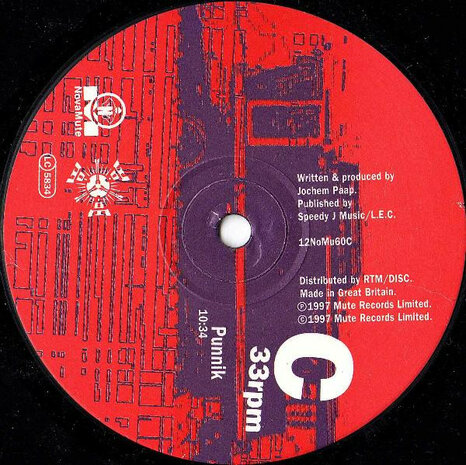 Speedy J - Patterns (Remix) (1997) (2 x 12&#039;&#039;)