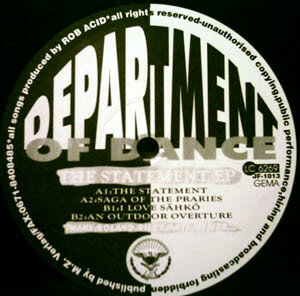 Department Of Dance - The Statement EP (1994)