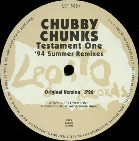 Chubby Chunks - Testament One (&#039;94 Summer Remixes) (1994)