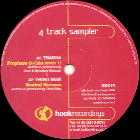 Various - 4 Track Sampler (1996)