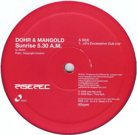 Dohr &amp; Mangold - Sunrise 5.30 A.M. (2008)