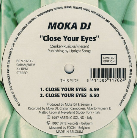 Moka DJ - Close Your Eyes (1997)