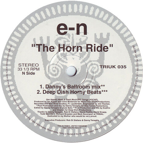 e-N - The Horn Ride (2 x 12&#039;&#039;) (1995)