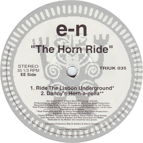 e-N - The Horn Ride (2 x 12&#039;&#039;) (1995)