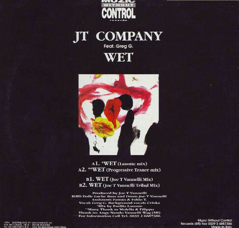 JT Company Feat. Greg Girigorie - Wet (1994)