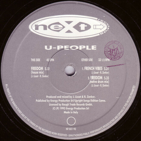 U-People - Freedom (1993)