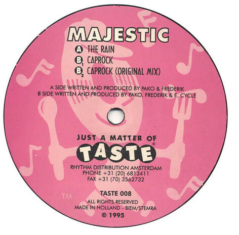 Majestic - The Rain / Caprock (1995)