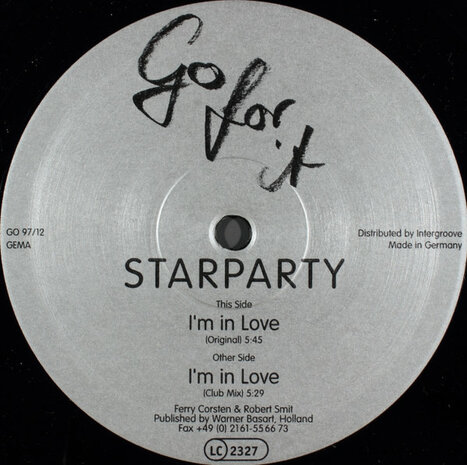 Starparty - I&#039;m In Love (1997)